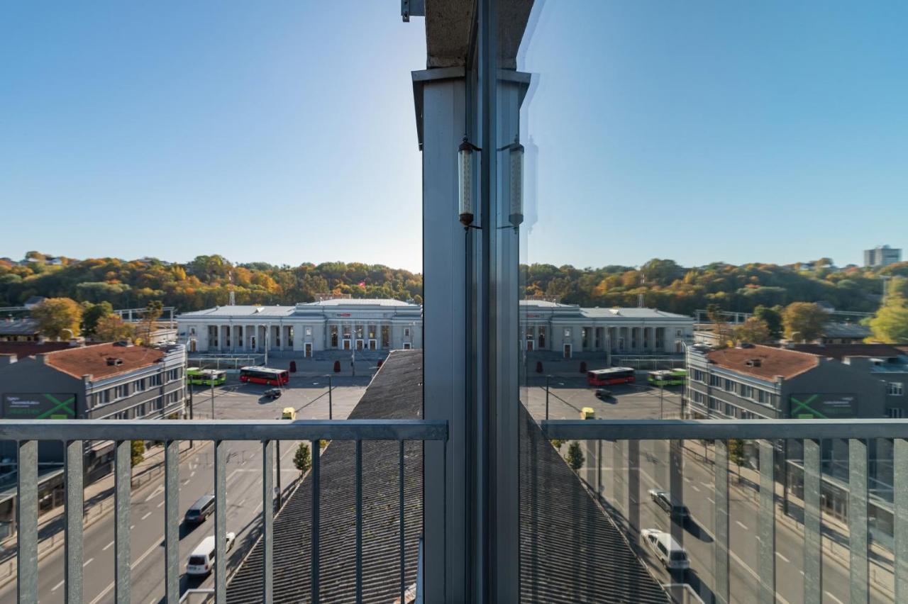 Panoramic City Centre Apartment By Polo Apartments Kaunas Dış mekan fotoğraf