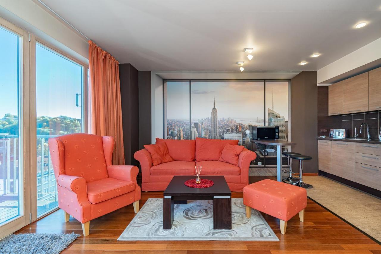 Panoramic City Centre Apartment By Polo Apartments Kaunas Dış mekan fotoğraf