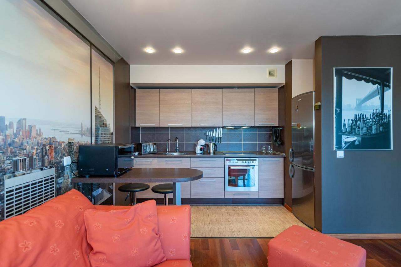 Panoramic City Centre Apartment By Polo Apartments Kaunas Dış mekan fotoğraf